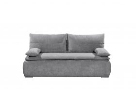 Couch Sofa JANA Schlafcouch Schlafsofa Zweisitzer ausziehbar dunkelgrau 208 cm1