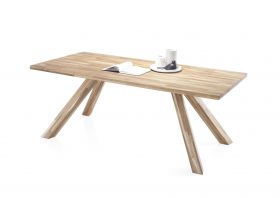 Esstisch LEONARD Esszimmer Tisch Massivholz  Eiche geölt rechteckig 200cm1