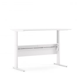 Schreibtisch Prima höhenverstellbar elektrisch ergonomisch 150cm weiß weiß1